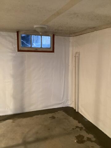 Waterproofed Basement