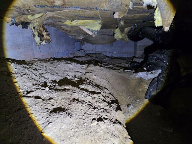 Wet and Cold Crawl Space