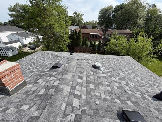 A Closer Look at the Completed Roof