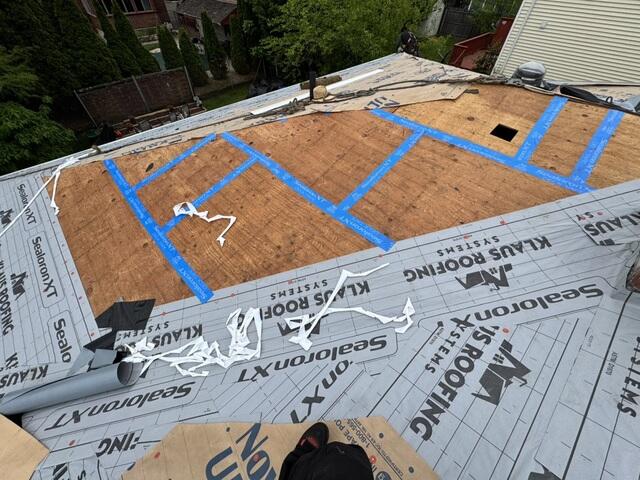 Sealing Decking Seams and Installing Ice and Water Shield