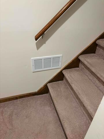 Staircase Vent Installation