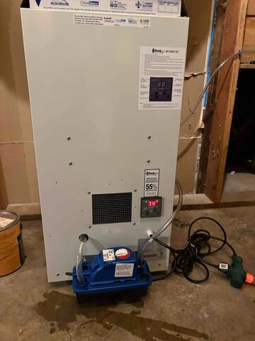 SaniDry XP System and Condensate Pump
