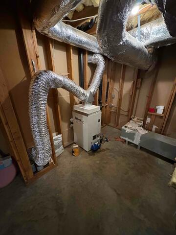 SaniDry XP with Ductwork