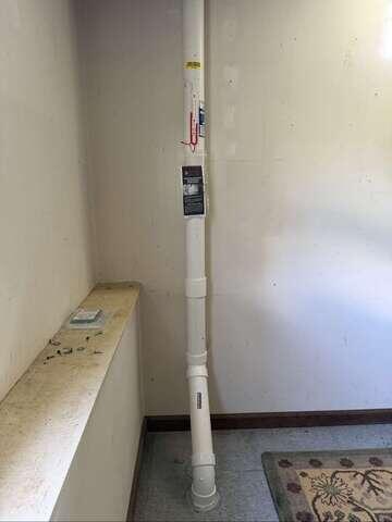 Interior Radon Piping