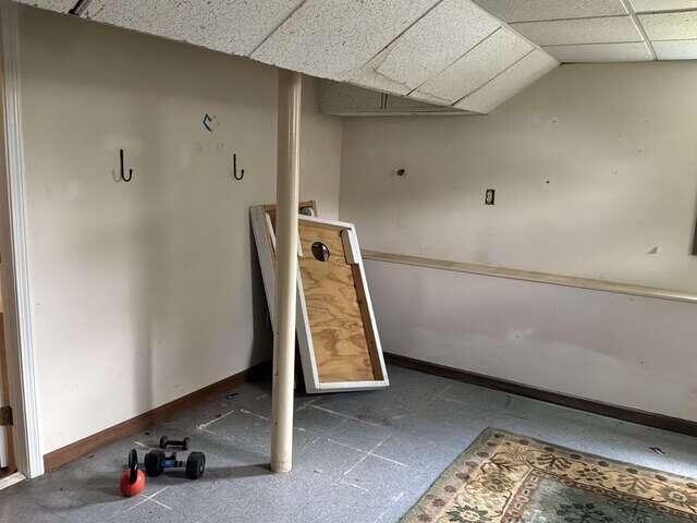 Basement Before Installation