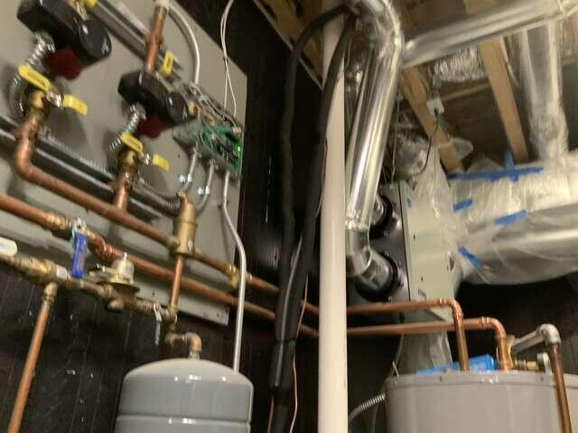 Existing Passive Radon System - Garage