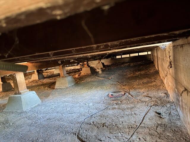 Dirt Crawl Space Before Encapsulation in La Habra