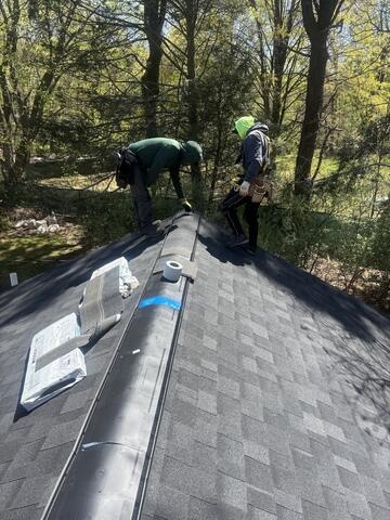 New Ridge Vent Installation