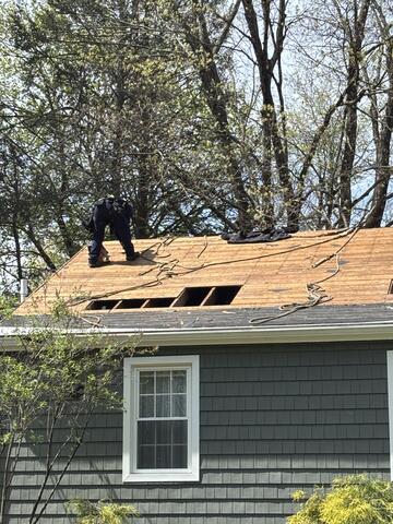 Removing Damaged Roof Decking