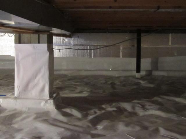 Crawl space encapsulation in Hamilton, OH