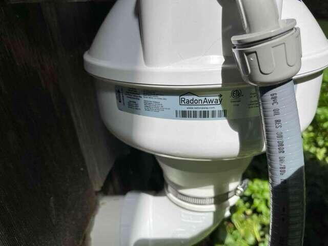 Radon Fan - Close-Up
