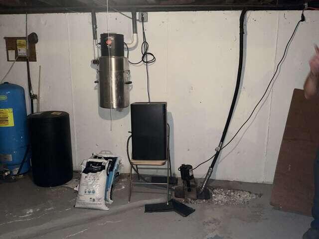 Basement Sump and Foundation Area