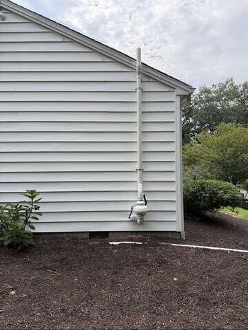 Exterior Radon System - After