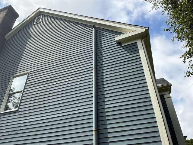 Exterior Radon Vent Pipe - Before