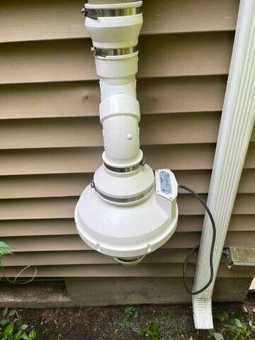 Replacement Radon Fan - After