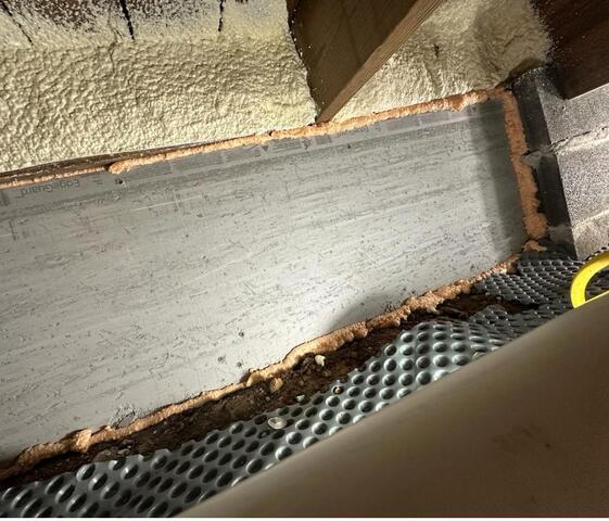 Rim joist insulation