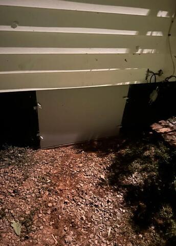 This is what a crawl space entry door should look like