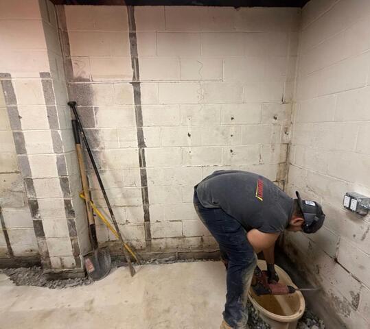 Installing the sump pump