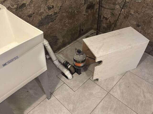 Existing Sump Area