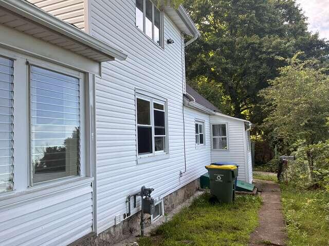 Exterior - Before Installation of Radon Piping and Vent