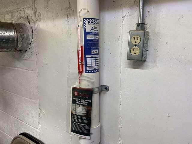 Radon System Manometer