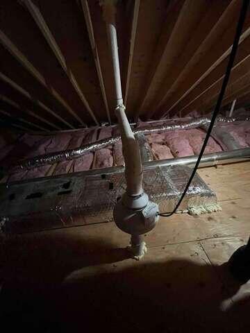 Hawk Radon Fan - Installed on Existing Piping