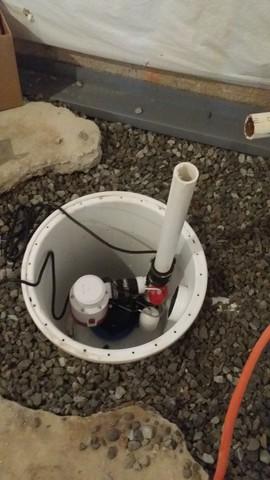 Sump Pump Installation