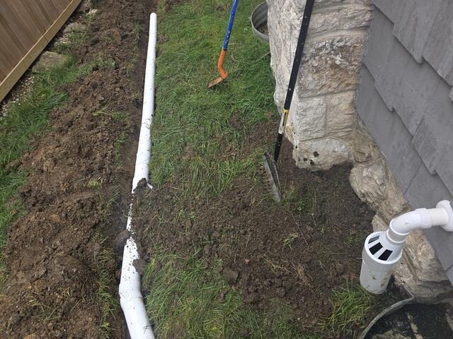 Extending the Sump Pump Discharge Line