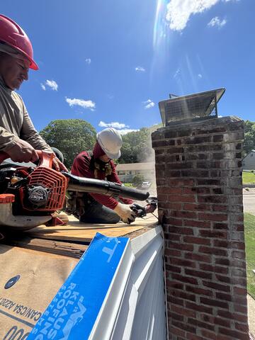 Removing Old Chimney Flashing