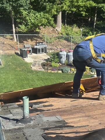Removing the Existing Roof Decking