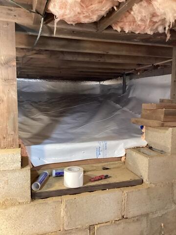 Crawl Space Entryway