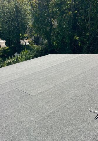 Asphalt Roof is installed
