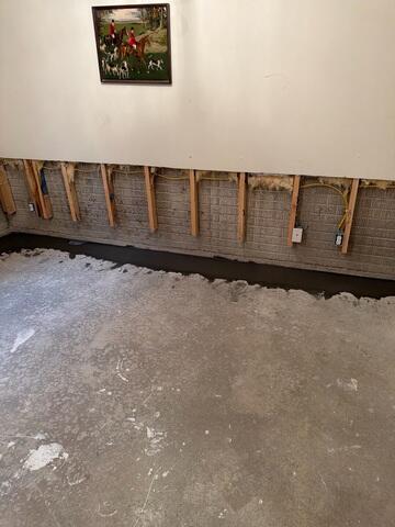 Finished Area Installation