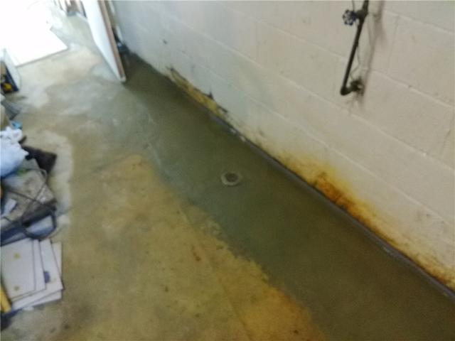 Covered Basement Drain