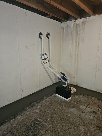Sump Pump and Battery Back Up