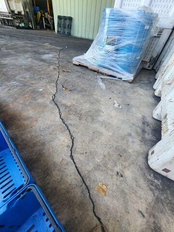 Concrete Settlement Damage