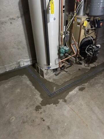 Trench Drain Around Utilities