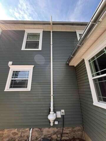 Completed Exterior Radon Vent System