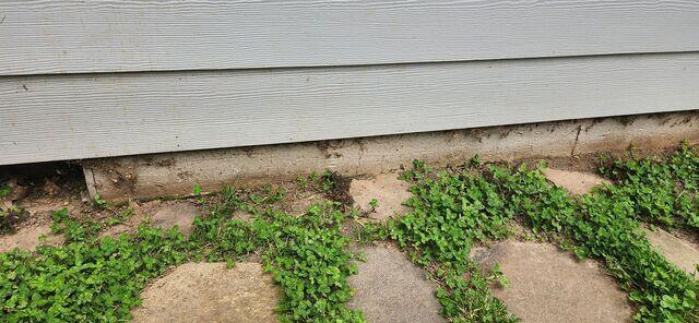 Exterior Foundation Wall Cracking
