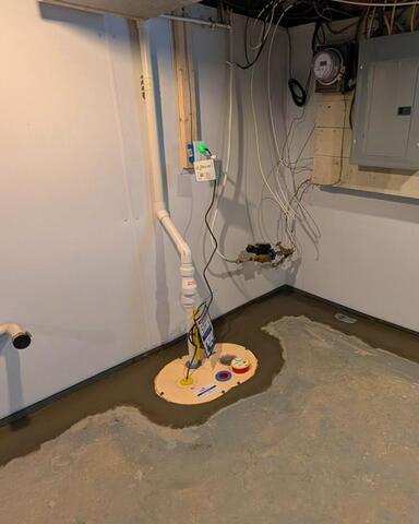Adding in a Sump Pump