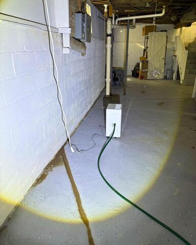 Clogged Channel Drain