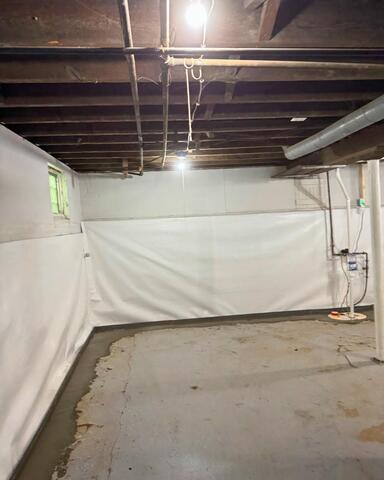 Wrapped Basement Walls