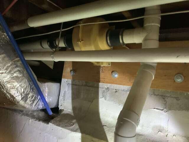 Existing Fan and Basement Piping