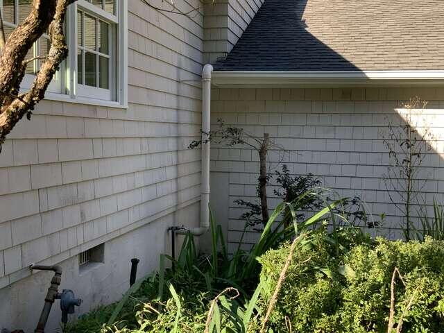 Existing Exterior Pipe Routing