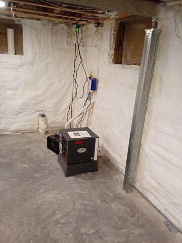 Waterproofed Basement