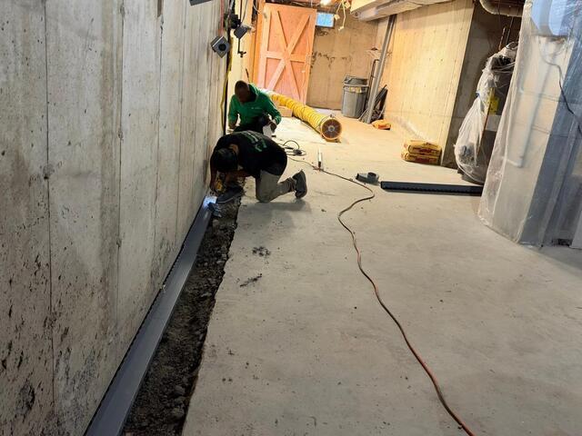 Installing our WaterGuard!