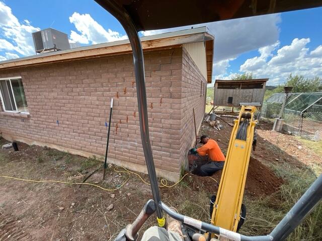 Cracked Interior Tile at Rio Rico Home