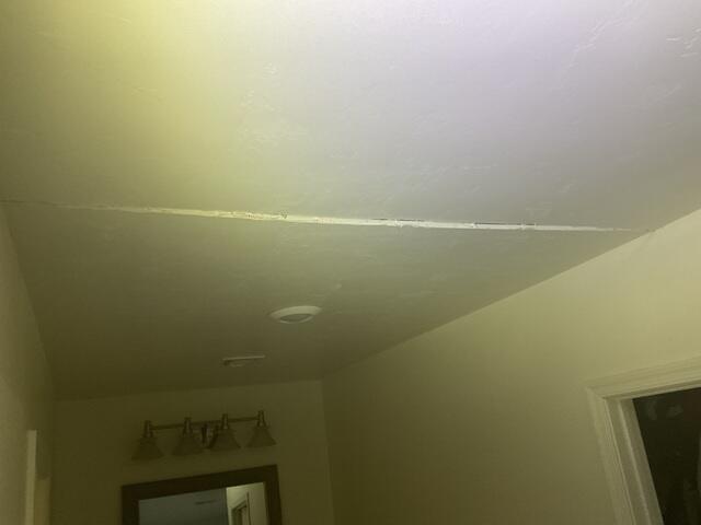 Interior Ceiling Crack at Rio Rico Home