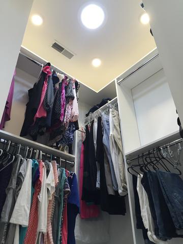 Newly remodeled closet