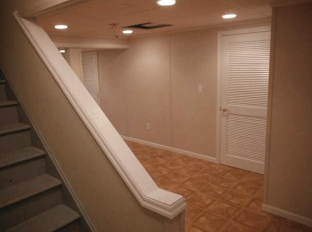Basement in Middletown After